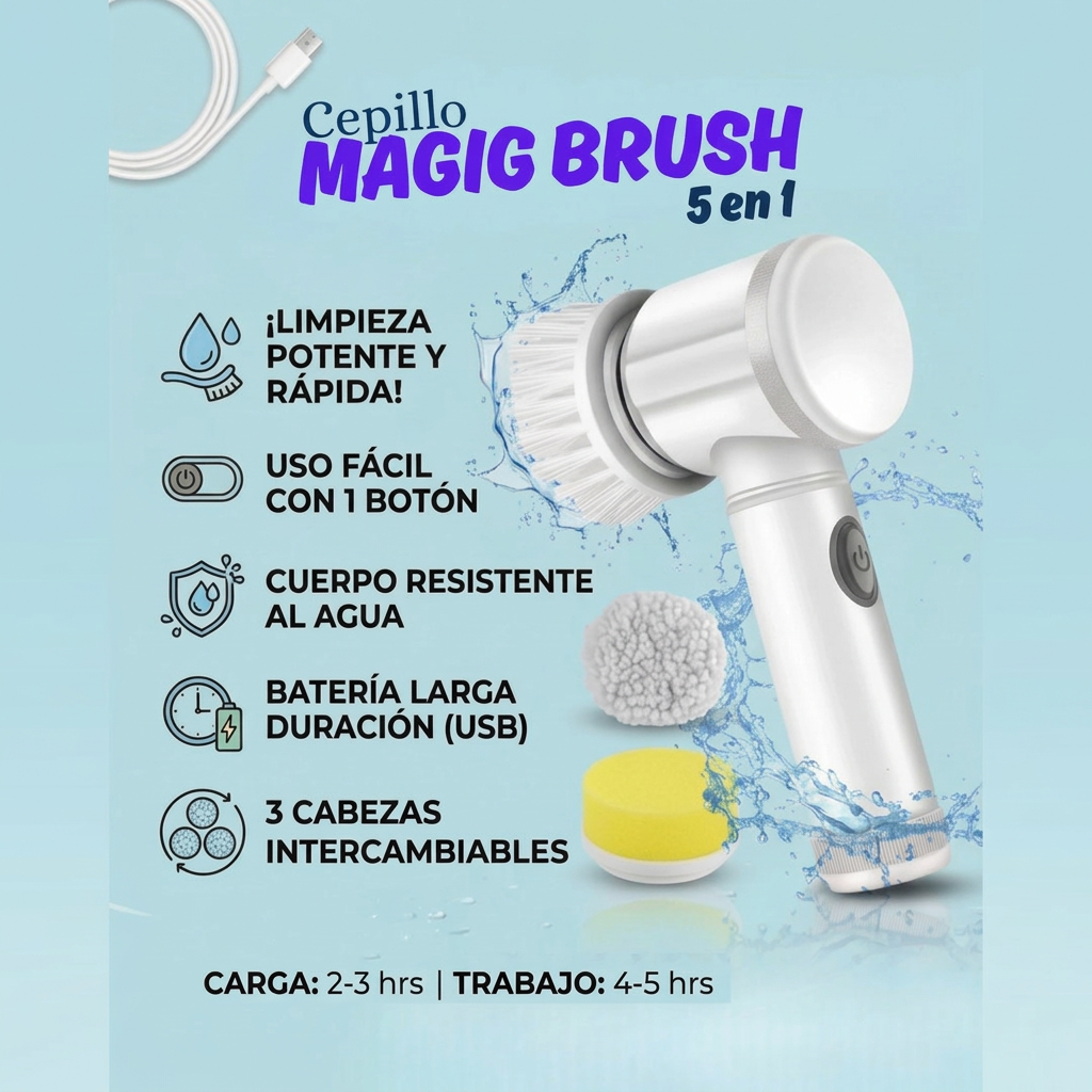 Magic Brush — Cepillo eléctrico de limpieza